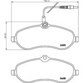 Колодки тормозные дисковые для CITROEN JUMPY / FIAT SCUDO(270, 272) / PEUGEOT EXPERT(VF3A#, VF3U#, VF3V#, VF3X#) / TOYOTA PROACE <b>TEXTAR 2459501 / 24595</b>