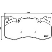 Колодки тормозные дисковые для LAND ROVER RANGE ROVER(LG,LM,LS,LW) <b>TEXTAR 2465901 / 24659</b>