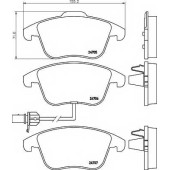 Колодки тормозные дисковые для AUDI A4(8K2,8K5,8KH,B8), A5(8F7,8T3,8TA) <b>TEXTAR 2470601 / 24332</b>