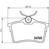 Колодки тормозные дисковые для CITROEN BERLINGO(B9) / PEUGEOT 308(4A#,4C#), PARTNER <b>TEXTAR 2476501 / 24765</b>