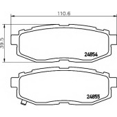 Колодки тормозные дисковые для SUBARU BRZ, IMPREZA(G3,GH,GR), LEGACY(BM,BR), OUTBACK(BM,BR), TRIBECA(B9) / TOYOTA GT 86(ZN6#) <b>TEXTAR 2485401 / 24854</b>