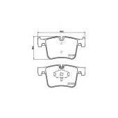 Колодки тормозные дисковые для BMW 1(E87,F20,F21), 2(F22,F23,F87), 3(F30,F31,F34,F35,F80), 4(F32,F33,F36,F82,F83), X3(F25), X4(F26) <b>TEXTAR 2519901 / 25199</b>