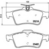 Колодки тормозные дисковые для PEUGEOT 508 <b>TEXTAR 2521801 / 23482</b>