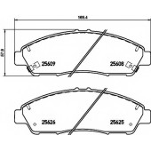 Колодки тормозные дисковые для ACURA MDX(YD2,YD3) / HONDA PILOT <b>TEXTAR 2560801 / 25608</b>