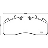 Колодки тормозные дисковые для VOLVO FE, FH 16, FH, FM, FMX <b>TEXTAR 2917401 / 29174</b>