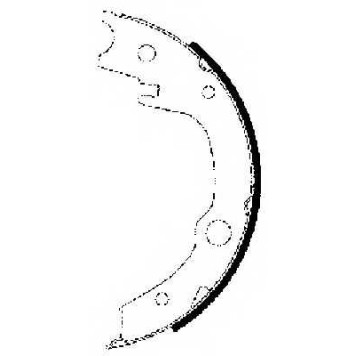 Комплект колодок стояночной тормозной системы TEXTAR 98101 0632 / 91063200