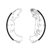 Комплект тормозных колодок для FIAT LINEA(323), PUNTO(199) / OPEL ADAM, CORSA <b>TEXTAR 91065400 / 98101 0654</b>