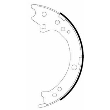 Комплект колодок стояночной тормозной системы TEXTAR 98101 0723 0 4 / 91072300