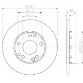 Тормозной диск с покрытием PRO, перед , MERCEDES-BENZ <b>TEXTAR 92027403</b>