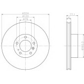 Тормозной диск TEXTAR 98200 0583 / 92058300