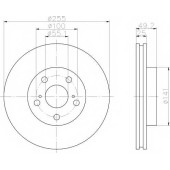 Тормозной диск TEXTAR 98200 0774 / 92077400