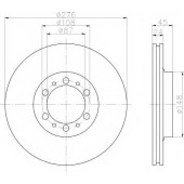 Тормозной диск TEXTAR 98200 0798 / 92079800