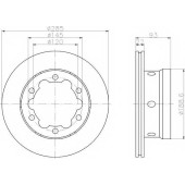Тормозной диск TEXTAR 98200 0898 / 92089803