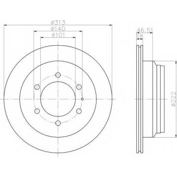 Тормозной диск стандартный, зад , ACURA, HOLDEN, ISUZU, OPEL, VAUXHALL <b>TEXTAR 92091600</b>