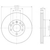Тормозной диск TEXTAR 98200 0919 / 92091903