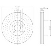 Тормозной диск TEXTAR 98200 0992 / 92099205