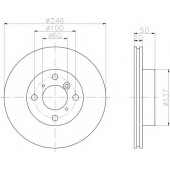 Тормозной диск TEXTAR 98200 1045 / 92104500