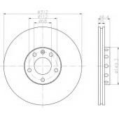 Тормозной диск TEXTAR 98200 1061 / 92106105