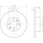 Тормозной диск TEXTAR 98200 1079 / 92107900