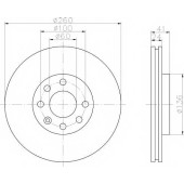 Тормозной диск TEXTAR 98200 1111 / 92111103