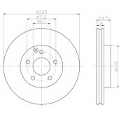 Тормозной диск TEXTAR 98200 1152 / 92115205