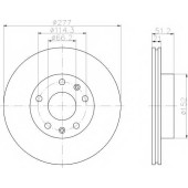 Тормозной диск TEXTAR 98200 1157 / 92115703