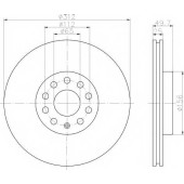 Тормозной диск TEXTAR 98200 1205 / 92120505