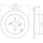 Тормозной диск TEXTAR 98200 1261 / 92126103