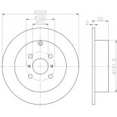 Тормозной диск TEXTAR 98200 1262 / 92126200