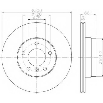 Тормозной диск TEXTAR 98200 1330 / 92133003