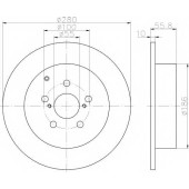 Тормозной диск TEXTAR 98200 1357 / 92135703
