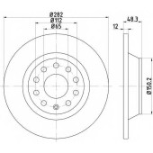 Тормозной диск TEXTAR 98200 1408 / 92140803