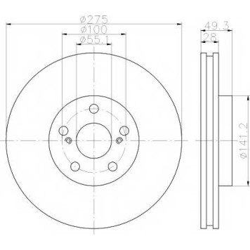 Тормозной диск TEXTAR 98200 1420 / 92142003