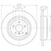 Тормозной диск TEXTAR 98200 1508 / 92150803