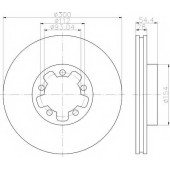 Тормозной диск TEXTAR 98200 1519 / 92151903