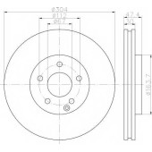 Тормозной диск TEXTAR 98200 1521 / 92152105