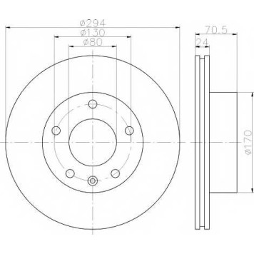 Тормозной диск TEXTAR 98200 1534 / 92153400
