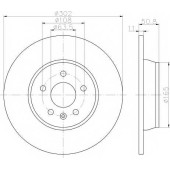 Тормозной диск TEXTAR 98200 1593 / 92159303