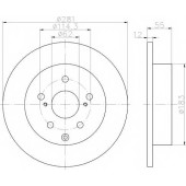 Тормозной диск TEXTAR 98200 1621 / 92162103