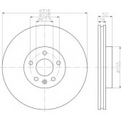Тормозной диск TEXTAR 98200 1623 / 92162303