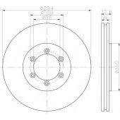 Тормозной диск TEXTAR 98200 1626 / 92162600