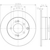 Тормозной диск TEXTAR 98200 1666 / 92166600