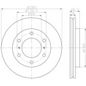 Тормозной диск TEXTAR 98200 1671 / 92167103