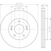 Тормозной диск TEXTAR 98200 1982 / 92198203