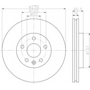 Тормозной диск TEXTAR 98200 1989 0 1 PRO / 92198903