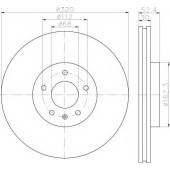Тормозной диск TEXTAR 98200 2293 / 92229303