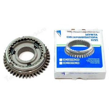 Муфта КПП ВАЗ 2112 (1-2 передачи) (с зубчатым венцом в сборе со ступицей) <b>ТМЗ 2112-1701111</b>