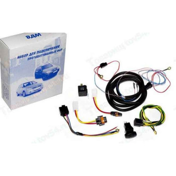 Провода противотуманных фар ВАЗ 1118 Калина (жгут) полный комплект <b>11184-3724010</b>