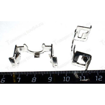 Скоба крепления форсунки ВАЗ ВАЗ 2110-2112 1,5 дв. под BOSCH ст.обр. (клипса) белая (уп=10 шт) <b>Тольятти 2112-1132032-02</b>