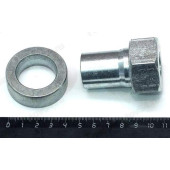 Гайка коленвала привода насоса ГУРа ВАЗ 21214 в сб. с кольцом <b>Тольятти 21214-3407178</b>